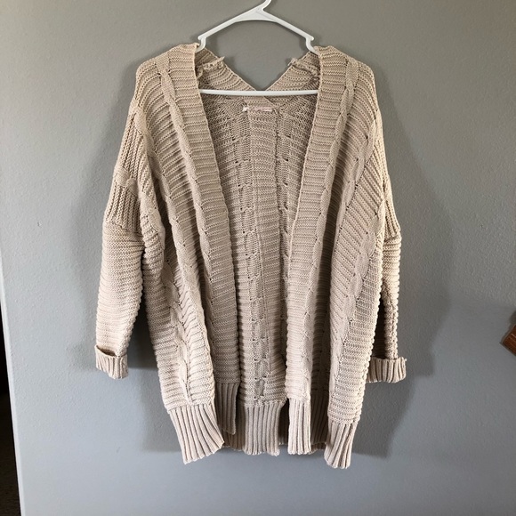 Women’s Cozy Cream Cardigan - Picture 1 of 6